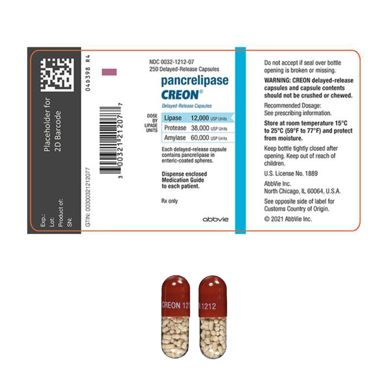 CREON (Pancrelipase) - Ships From USA