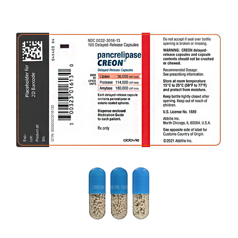 CREON (Pancrelipase) - Ships From USA